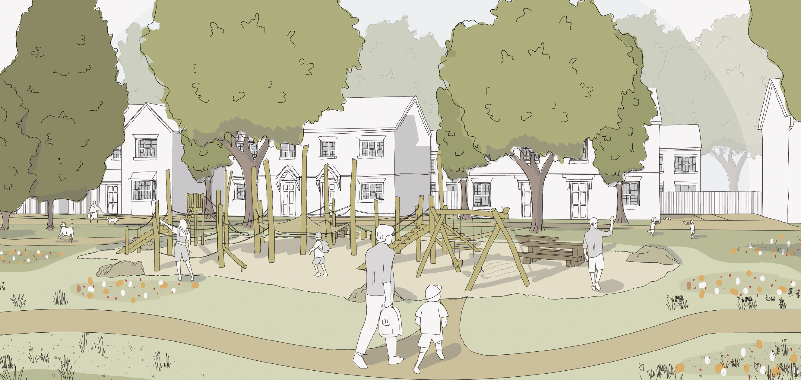 Papercourt Wey development CGI